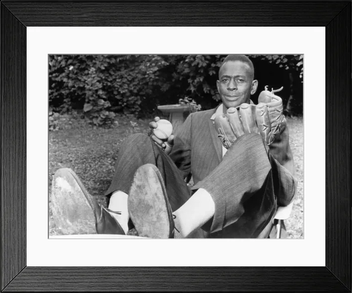 Framed Print : Pitcher Leroy Satchel Paige (1906-1982), July 14, 1961. Courtesy: CSU Archives / Everett Collection