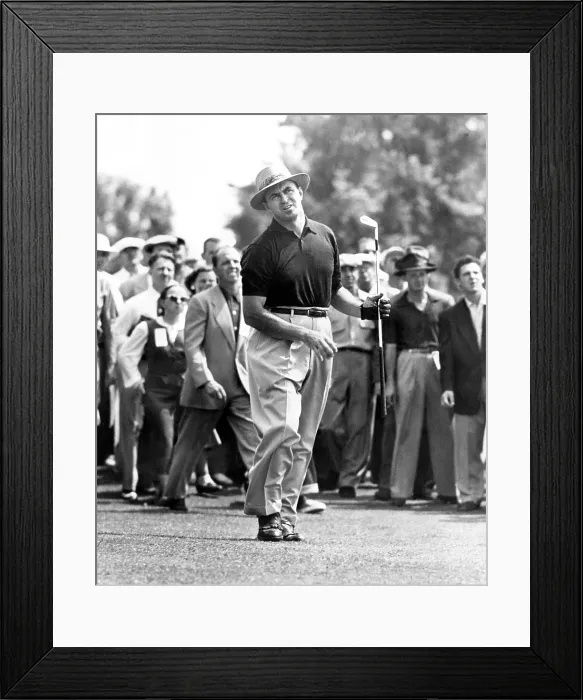 Framed Print : Sam Snead (1912-2002), American golfer, circa 1955.Courtesy: CSU Archives / Everett Collection