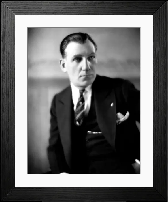 Framed Print : Sam Warner, (1887-1927), co-founder and CEO of Warner Brothers, 1926.. Courtesy: CSU Archives  /  Everett Collection