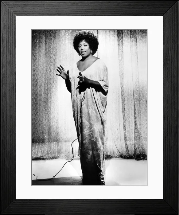 Framed Print : Sarah Vaughan, circa 1970s. Courtesy: CSU Archives / Everett Collection