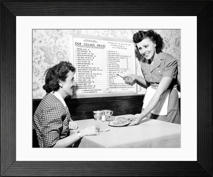 Framed Print : Waitress, 1944. Courtesy: CSU Archives / Everett Collection Framed Print : Waitress, 1944. Courtesy: CSU Archives / Everett Collection