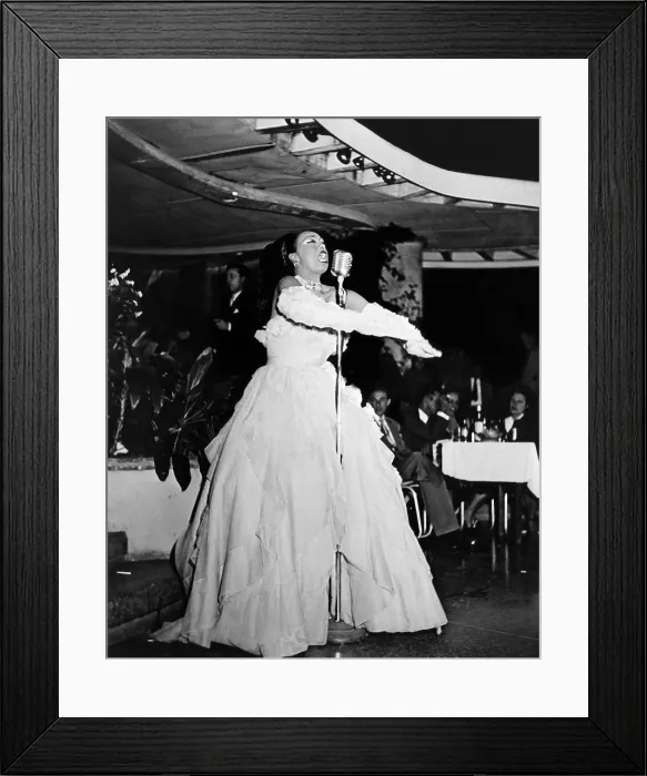 Framed Print : Josephine Baker, 1951. Courtesy: CSU Archives / Everett Collection