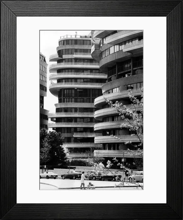 Framed Print : Watergate complex, 04-23-1973.. Courtesy: CSU Archives / Everett Collection Framed Print : Watergate complex, 04-23-1973.. Courtesy: CSU Archives / Everett Collection