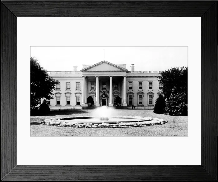 Framed Print : White House, 1970s.. Courtesy: CSU Archives / Everett Collection Framed Print : White House, 1970s.. Courtesy: CSU Archives / Everett Collection