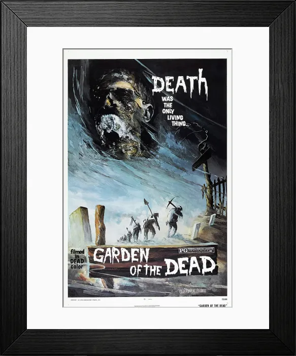 Framed Print : GARDEN OF THE DEAD, US poster, 1972 Framed Print : GARDEN OF THE DEAD, US poster, 1972
