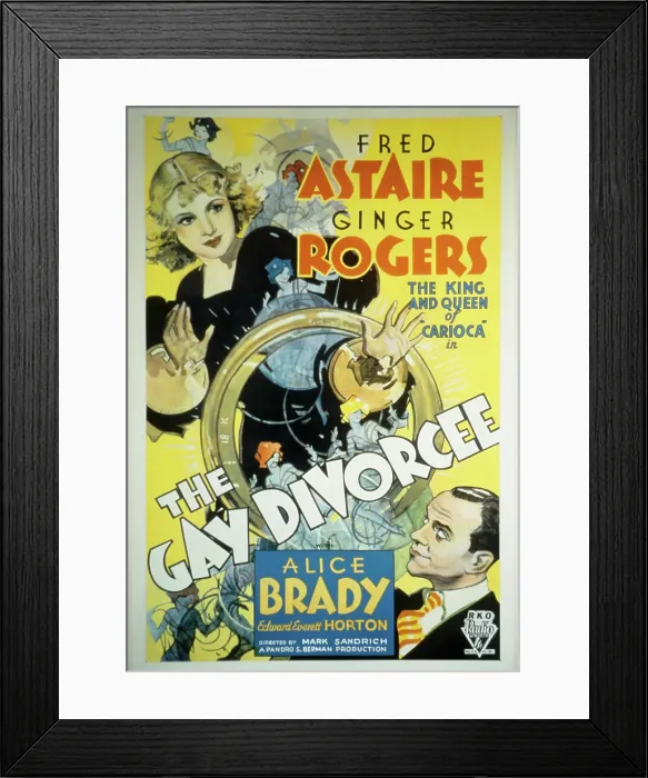 Framed Print : THE GAY DIVORCEE, Ginger Rogers, Fred Astaire, 1934 Framed Print : THE GAY DIVORCEE, Ginger Rogers, Fred Astaire, 1934