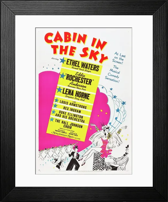 Framed Print : CABIN IN THE SKY, poster art, 1943