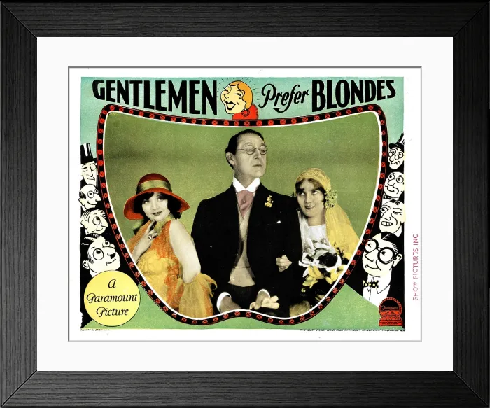 Framed Print : GENTLEMEN PREFER BLONDES, from left, Alice White, Holmes Herbert, Ruth Taylor, 1928