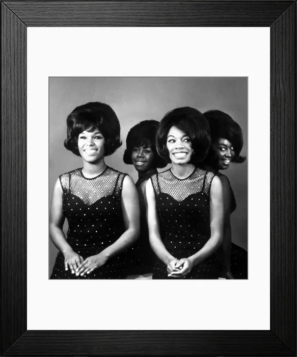 Framed Print : The Shirelles, Shirley Owens, Beverly Lee, Addie Micki Harris, Doris Coley, ca.1968. Courtesy: CSU Archives  /  Everett Collection