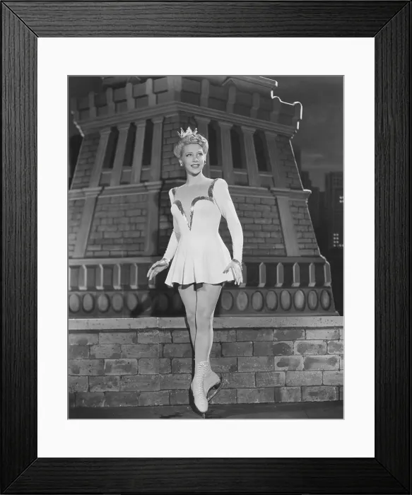Framed Print : Belita, 1940s