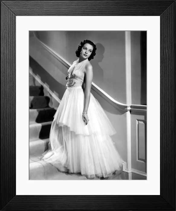 Framed Print : Linda Darnell in dress by Royer for DAY-TIME WIFE, 1939, TM & Copyright (c) 20th Century Fox Film Corp. All rights reserved Framed Print : Linda Darnell in dress by Royer for DAY-TIME WIFE, 1939, TM & Copyright (c) 20th Century Fox Film Corp. All rights reserved