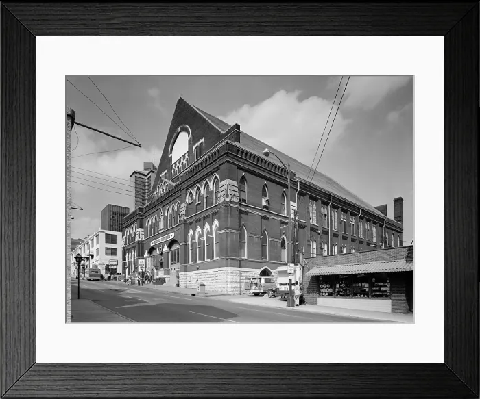 Framed Print : The Grand Ole Opry, circa 1960s Framed Print : The Grand Ole Opry, circa 1960s