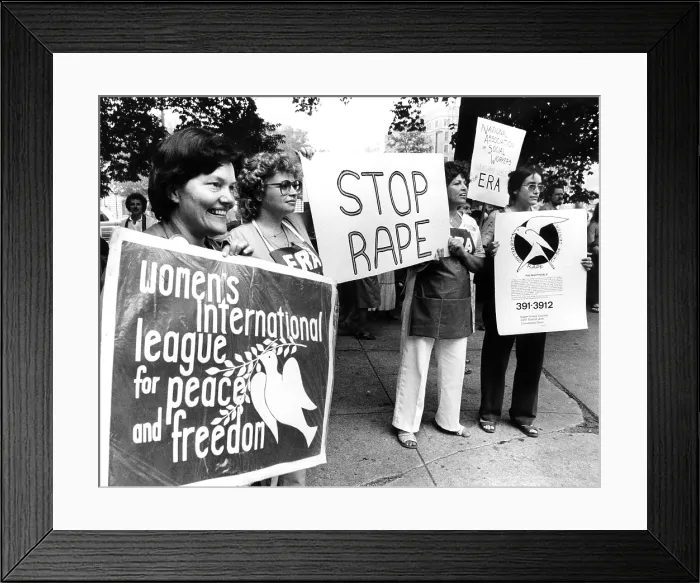 Framed Print : Pro-ERA Rally, Cleveland, OH, ca. 1980. Courtesy: CSU Archives  /  Everett Collection