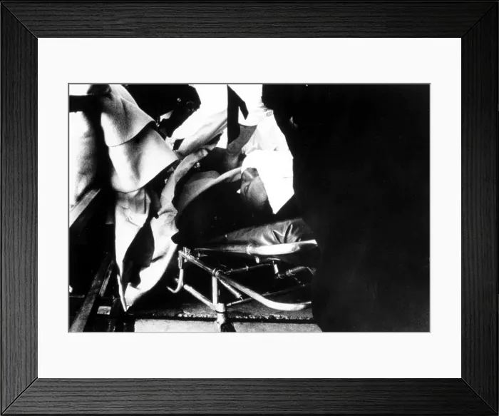 Framed Print : MARTIN LUTHER KING, JR is carried to St. Joseph's Hospital, Memphis, TN, 04-04-1968.. Courtesy: CSU Archives  /  Everett Collection