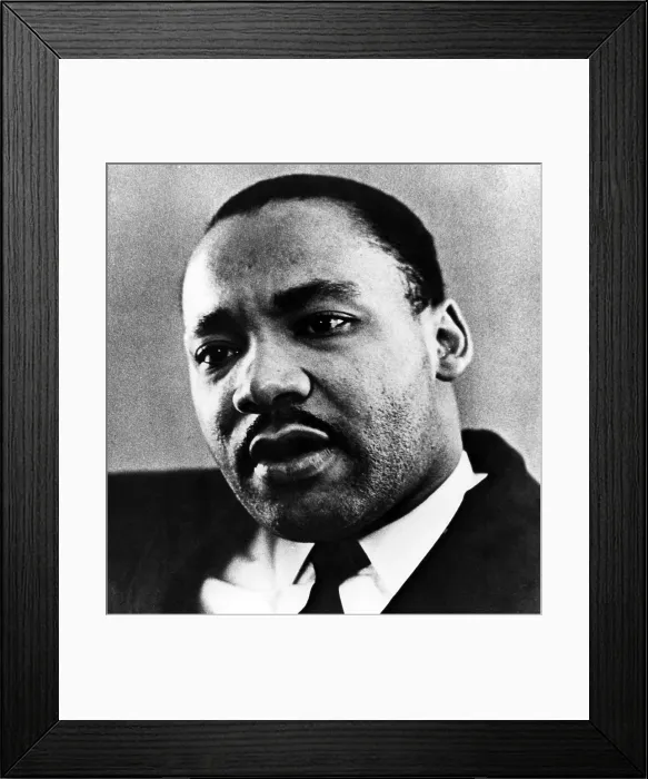 Framed Print : Dr. Martin Luther King Jr. (1929-1968), African American civil rights leader, c. 1960's.. Courtesy: CSU Archives  /  Everett Collection