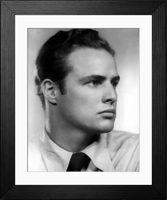 Framed Print : Marlon Brando in the 1940s
