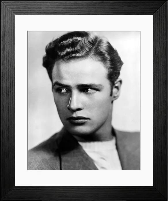 Framed Print : Marlon Brando, 1940s