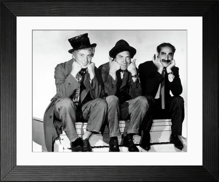 Framed Print : Marx Brothers - Harpo Marx, Chico Marx, Groucho Marx Framed Print : Marx Brothers - Harpo Marx, Chico Marx, Groucho Marx