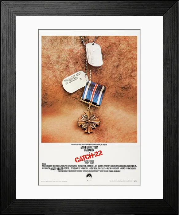 Framed Print : CATCH-22, US poster art, 1970 Framed Print : CATCH-22, US poster art, 1970