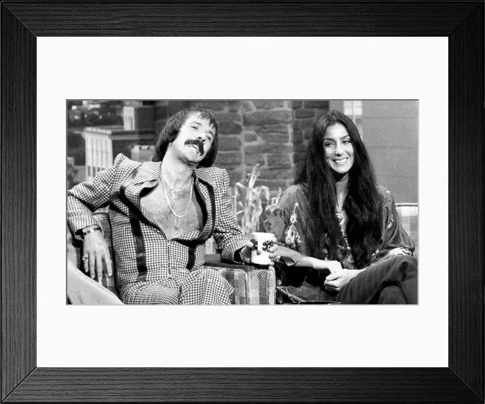 Framed Print : THE TONIGHT SHOW, Sonny & Cher, 1975. Courtesy: CSU Archives / Everett Collection Framed Print : THE TONIGHT SHOW, Sonny & Cher, 1975. Courtesy: CSU Archives / Everett Collection
