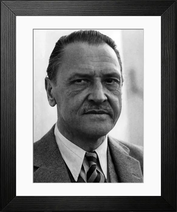Framed Print : W. Somerset Maugham (1874-1965), English writer, circa 1940. Courtesy: CSU Archives / Everett Collection