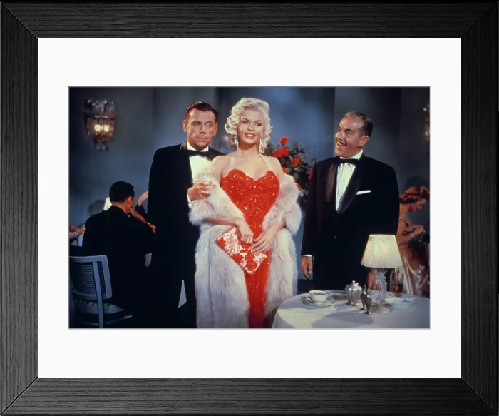 Framed Print : THE GIRL CAN'T HELP IT, Tom Ewell, Jayne Mansfield, 1956