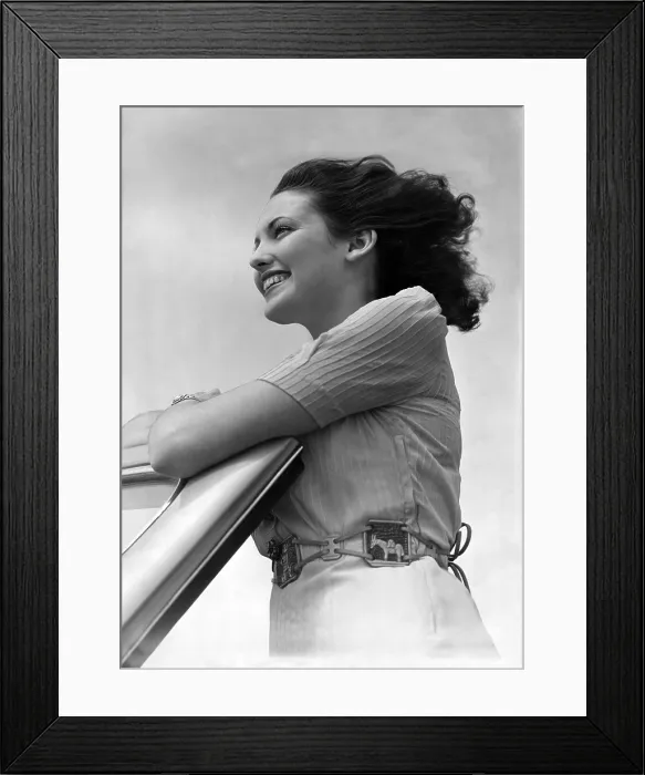 Framed Print : Linda Darnell, ca. 1939