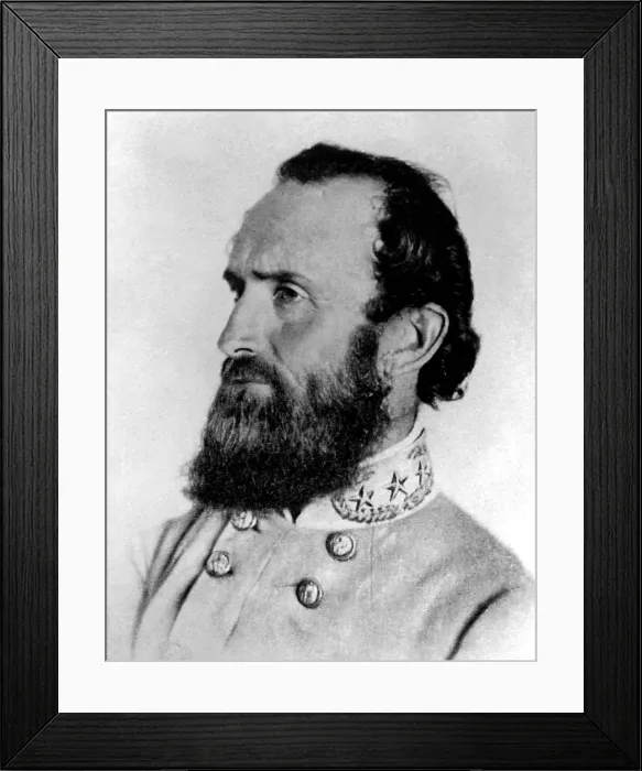 Framed Print : STONEWALL JACKSON-portrait. Courtesy: CSU Archives  /  Everett Collection
