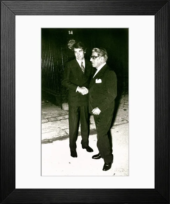 Framed Print : ARISTOTLE ONASSIS, with Kim Rochas, after his second soiree with Maria Callas at their home in Paris France, 1957. Courtesy: CSU Archives / Everett Collection Framed Print : ARISTOTLE ONASSIS, with Kim Rochas, after his second soiree with Maria Callas at their home in Paris France, 1957. Courtesy: CSU Archives / Everett Collection