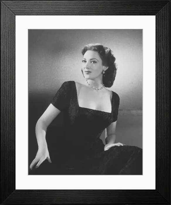 Framed Print : Linda Darnell, ca. 1953
