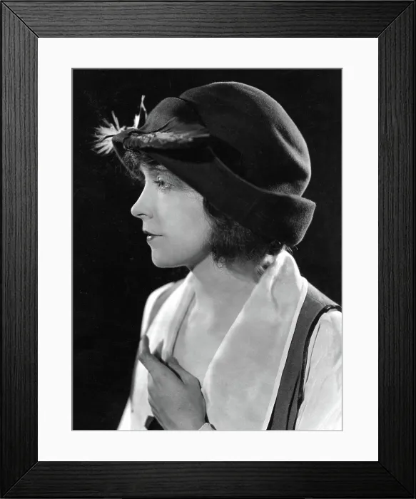 Framed Print : Lillian Gish, 1923, profile