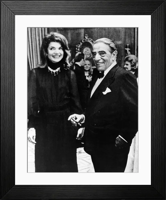 Framed Print : Jacqueline Onassis and Aristotle Onassis, 1971. Courtesy: CSU Archives / Everett Collection Framed Print : Jacqueline Onassis and Aristotle Onassis, 1971. Courtesy: CSU Archives / Everett Collection