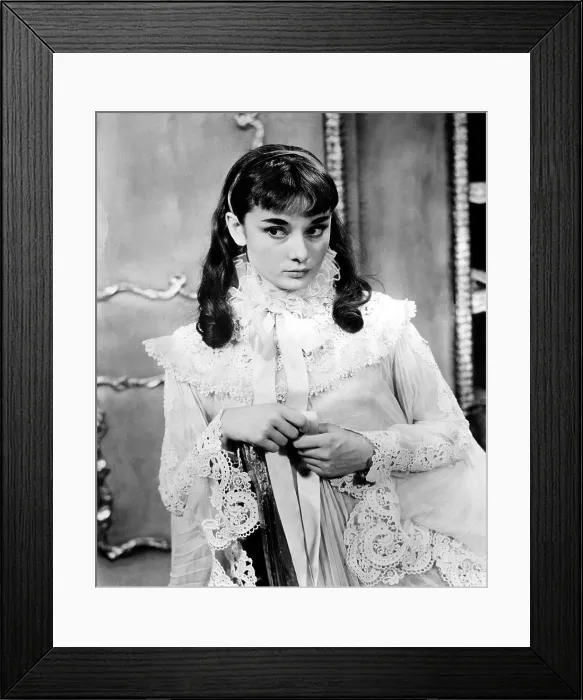 Framed Print : Audrey Hepburn in the Broadway play GIGI'. 1951. Courtesy CSU Archives / Everett Collection