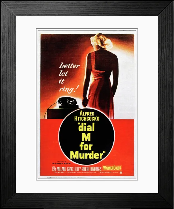 Framed Print : DIAL M FOR MURDER, Grace Kelly, 1954