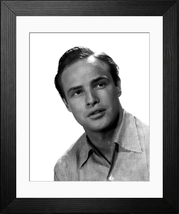 Framed Print : MARLON BRANDO, 1953