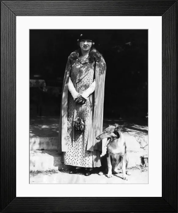 Framed Print : Mary Miles Minter (1902-1984), American silent film actress, December 5, 1924. Courtesy: CSU Archives / Everett Collection