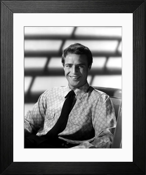 Framed Print : Marlon Brando, 1953