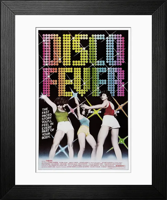 Framed Print : DISCO FEVER, US poster art, 1978, Group 1 International Distribution Organization Ltd.  /  Courtesy: Everett Collection