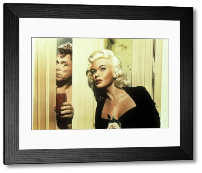Framed Print : THE GIRL CAN'T HELP IT, from left: Tom Ewell, Jayne Mansfield, 1956, TM & Copyright 20th Century Fox Film Corp. / courtesy Everett Collection