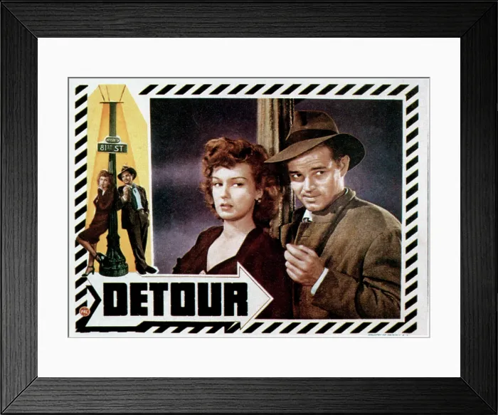 Framed Print : DETOUR, left from left: 1945