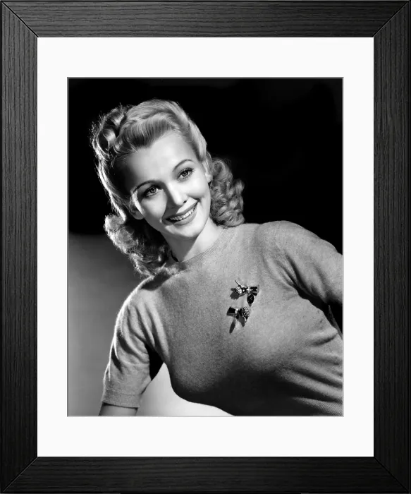 Framed Print : Carole Landis, ca. 1941