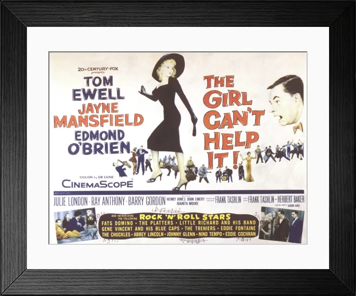 Framed Print : THE GIRL CAN'T HELP IT, Jayne Mansfield, Tom Ewell, 1956, TM and Copyright (c)20th Century Fox Film Corp. All rights reserved