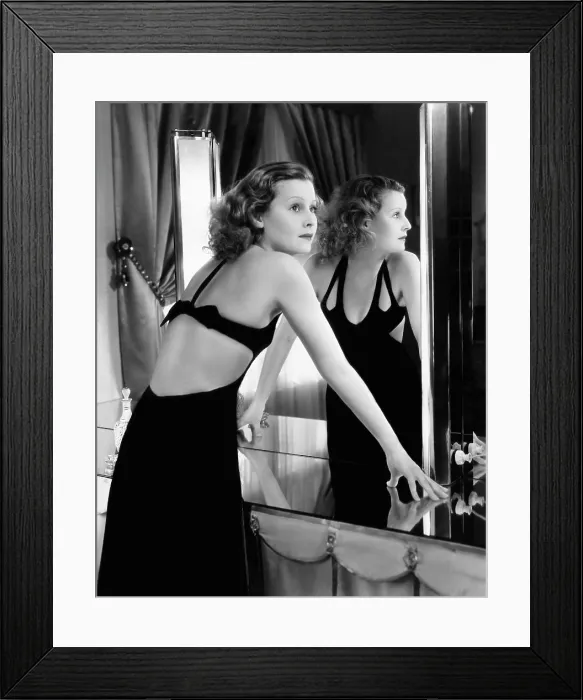 Framed Print : Lilian Harvey in her studio dressing room, 1933