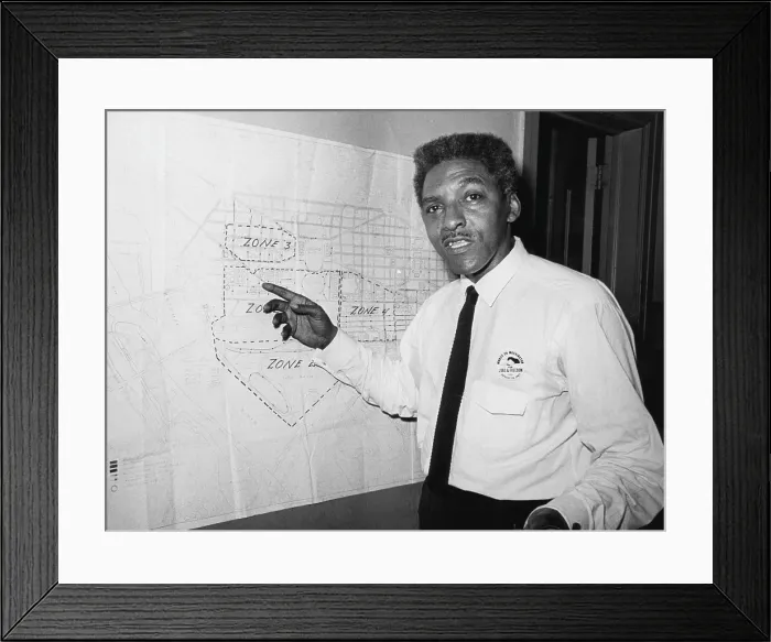 Framed Print : Bayard Rustin (1912-1987), African American civil rights activist, planning the March on Washington, New York City, August 13, 1963. Courtesy: CSU Archives / Everett Collection Framed Print : Bayard Rustin (1912-1987), African American civil rights activist, planning the March on Washington, New York City, August 13, 1963. Courtesy: CSU Archives / Everett Collection