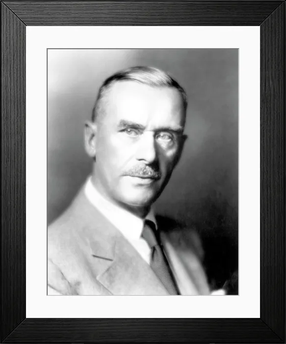 Framed Print : Thomas Mann (1875-1955), German novelist and Nobel Prize winner, circa 1930s. Courtesy: CSU Archives / Everett Collection