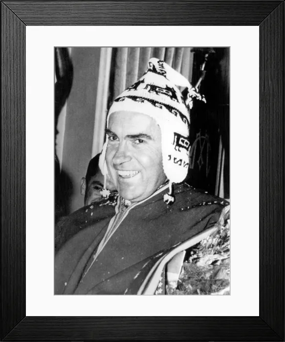 Framed Print : Vice President Richard Nixon (1913-1994), La Paz, Bolivia, May 9, 1958. Courtesy: CSU Archives / Everett Collection