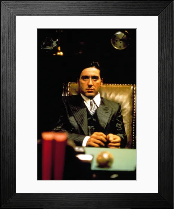 Framed Print : THE GODFATHER, Al Pacino, 1972 Framed Print : THE GODFATHER, Al Pacino, 1972