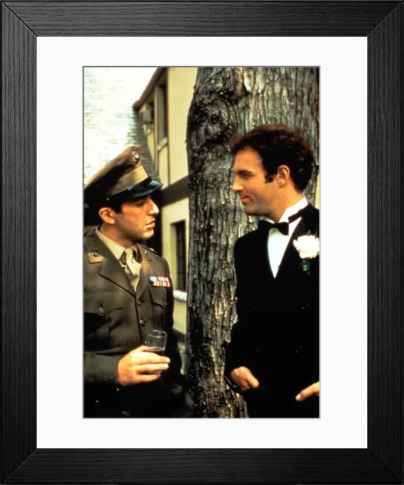 Framed Print : THE GODFATHER, Al Pacino, James Caan, 1972 Framed Print : THE GODFATHER, Al Pacino, James Caan, 1972