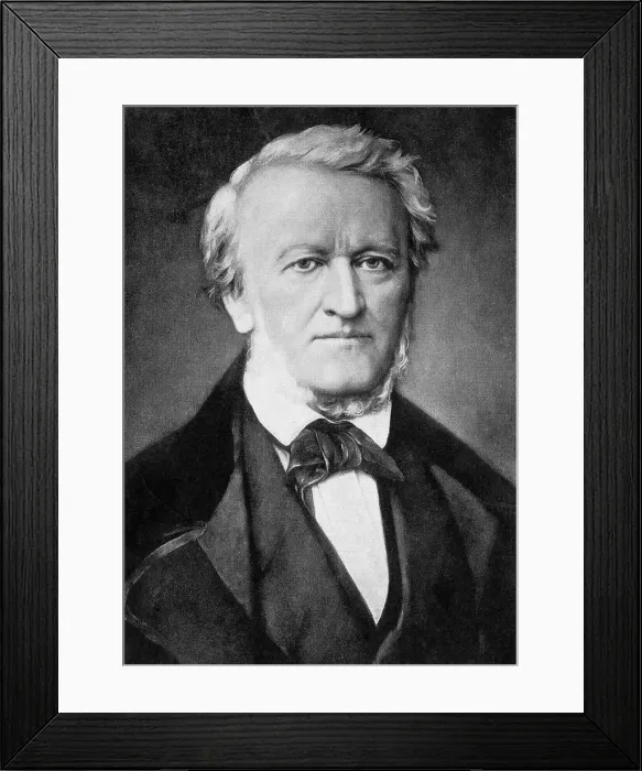 Framed Print : German composer and conductor Richard Wagner, (1813-1883), c. 1850s.. Courtesy: CSU Archives  /  Everett Collection