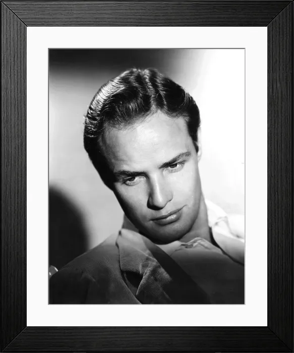 Framed Print : Marlon Brando, ca. mid-1950s